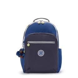 Kipling Seoul Großer Rucksack, 20,5 x 35 x 44 cm, Fantasy Blue Bl (Blau), Fantasy Blue Bl, Einheitsgröße, Casual von Kipling