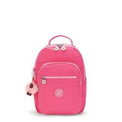 Kipling Seoul S, Kleiner Rucksack (mit Laptopschutz), 16 x 25.5 x 35 cm, Happy Pink C (ROSA) von Kipling