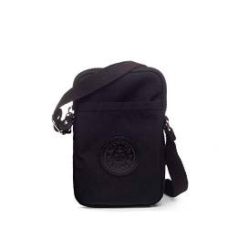 Kipling Unisex-Erwachsene Tally Bag, Adjustable Crossbody Strap, Zip Closure Umhängetasche, Schwarz von Kipling