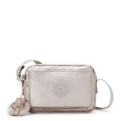 Kipling Women's Abanu Crossbody, Silver (Metallic Glow), 20x13.5x7.5 Centimeters (B x H x T) von Kipling