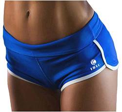 Kipro Damen Sport Hoch Strecken Eng Mini Sexy Shorts Blue M von Kipro