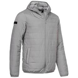 Kirkjubøur® Askja Herren Steppjacke, mit leichter Wattierung, Stehkragen und Kapuze. Jacke für Männer, in S bis 3XL, in vielen verschiedenen Farben (as3, alpha, xx_l, regular, regular, grau) von Kirkjubøur