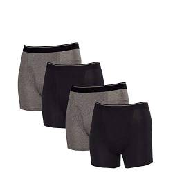 Kirkland Signature Herren Boxershorts 4er Pack (XL, Schwarz Grau) von Kirkland Signature