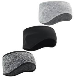 Kisangel 12 Stk Wintersport Gehörschutz wärmere Decke Spa-Haarband feuchtigkeitsableitende Stirnbänder Turban-Wraps Stirnband Kopfwärmer Ohrenschützer draussen Haartrockner Muff Polyester von Kisangel