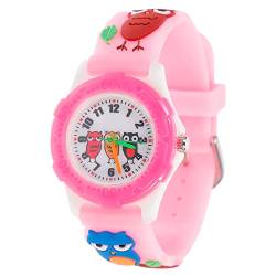 Kisangel Kinderuhr Mädchen-Jungen-Cartoon-Uhr Student Uhr Geschenk Kinder Handgelenk Sportarmbanduhr Für Kinder Gummiuhr Für Studentenkinder Tieruhr Für Kinder Gummiband Niedlich Quarz 3D von Kisangel