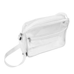 Kisangel transparente Umhängetasche Reisekosmetiktasche Kosmetiktasche Portable Umhängetasche für PVC-Tasche -Tasche Umhängetaschen für durchsichtige geldbörse Mode von Kisangel