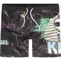 Kiss Badeshort - EMP Signature Collection - M bis 3XL - für Männer - Größe 3XL - multicolor  - EMP exklusives Merchandise! von Kiss