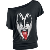 Kiss T-Shirt - Gene Simmons - S bis XXL - für Damen - Größe XL - schwarz  - Lizenziertes Merchandise! von Kiss