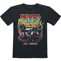 Kiss T-Shirt für Kinder - Kids - On Fire - für Mädchen & Jungen - schwarz  - Lizenziertes Merchandise! von Kiss