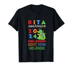 kita abgänger 2024 Krokodil eine legende geht vom gelände T-Shirt von Kita Abgänger Krokodil Legende vom Gelände