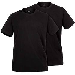 Casamoda T-Shirt Doppelpack schwarz Übergröße, XL Größe:5XL von Kitaro