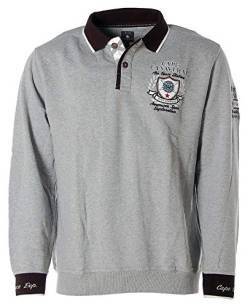 Kitaro Herren Sweatshirt Polo Pullover -Cape Canaveral Air Force Station- Grau XL von Kitaro