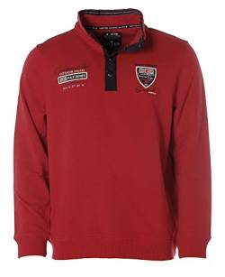 Kitaro Herren Sweatshirt Sweater Troyer -Caribbean Sea Race Series- True Red L von Kitaro