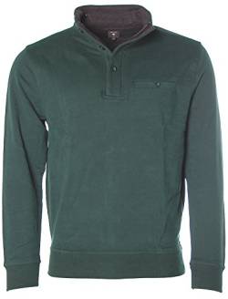 Kitaro Herren Sweatshirt Sweater Troyer Stehkragen Pullover Grasgrün L von Kitaro