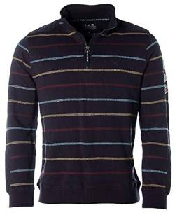 Kitaro Herren Sweatshirt Sweater Troyer Streifen Navy M von Kitaro