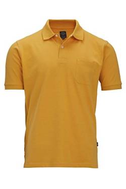 Kitaro Polo Poloshirt Shirt Herren Kurzarm Baumwolle Piqué Plusgröße, Farbe:orange, Herrengrößen:6XL von Kitaro