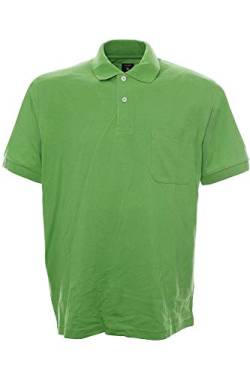 Kitaro Polo Poloshirt Shirt Herren Kurzarm Baumwolle Piqué Plusgröße, Herrengrößen:L, Farbe:grün von Kitaro