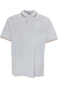 Kitaro Poloshirt Polo Hemd Basic Herren Kurzarm Baumwolle Piqué Plusgröße, Farbe:grau, Herrengrößen:6XL von Kitaro