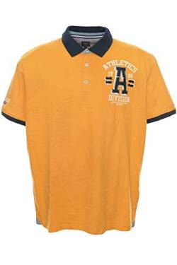 Kitaro Poloshirt Polo Shirt Hemd Herren Kurzarm Baumwolle Piqué, Farbe:orange, Herrengrößen:4XL von Kitaro
