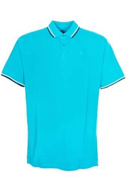 Kitaro Poloshirt Polo Shirt Hemd Herren Kurzarm Baumwolle Piqué Extra Lang Tall, Farbe:mintgrün, Herrengrößen:3XT von Kitaro