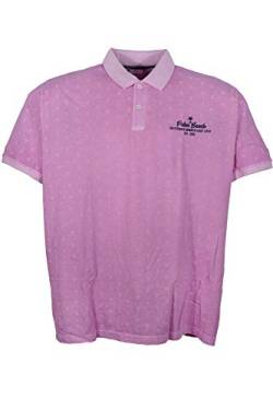 Kitaro Poloshirt Polo Shirt Hemd Herren Kurzarm Baumwolle Piqué Extra Lang Tall, Farbe:rosa, Herrengrößen:4XT von Kitaro