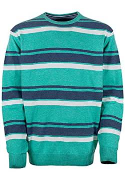 Kitaro Pullover Pulli Feinstrick Knit Herren Rundhals Baumwolle, Farbe:grün, Herrengrößen:6XL von Kitaro