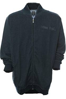 Kitaro Sweatjacke Jacket Sweat Jacke Herren Langarm, Farbe:dunkelblau, Herrengrößen:4XL von Kitaro
