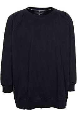 Kitaro Sweatshirt Pulli Herren Rundhals Basic Baumwolle Extra Lang Tall, Farbe:schwarz, Herrengrößen:XLT von Kitaro