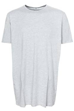 Kitaro T Shirt Herren Kurzarm Basic Extra Lang Tall, Farbe:Grau-Rundhals, Herrengrößen:4XT von Kitaro