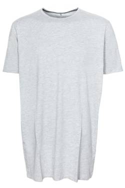 Kitaro T Shirt Herren Kurzarm Basic Extra Lang Tall, Farbe:Grau-Rundhals, Herrengrößen:LT von Kitaro