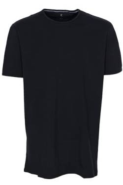 Kitaro T Shirt Herren Kurzarm Basic Extra Lang Tall, Farbe:Schwarz-Rundhals, Herrengrößen:XLT von Kitaro