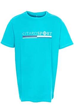 Kitaro T Shirt Herren Kurzarm Rundhalsausschnitt Baumwolle Extra Lang Tall, Farbe:mintgrün, Herrengrößen:XLT von Kitaro