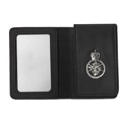Kitpimp British Army MOD90 Ausweishülle Leder Geldbörse UK Militär Personalausweis Verteidigungsministerium, Schwarz , Tasche, Casual von Kitpimp