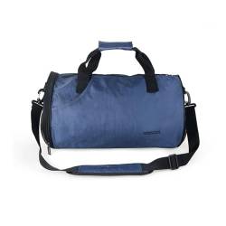 Sport- und Fitnesstasche for Herren, kleine Handtasche for Basketballtraining, große Reisetasche mit trockener und Nasser Trennung (Color : Blue, Size : Large) von KituT