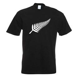 Kiwistar Silver Fern/Neuseeland/Kiwis T-Shirt in 15 Herren Funshirt Bedruckt Design Sprüche Spruch Motive Oberteil Baumwolle Print Größe S M L XL XXL von Kiwistar