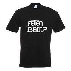 Kiwistar - T-Shirt - schwarz - Fetten Bass Motiv Bedruckt Funshirt Design Print - mit Motiv Bedruckt - Funshirt Design - Sport - Freizeit - Herren - M von Kiwistar