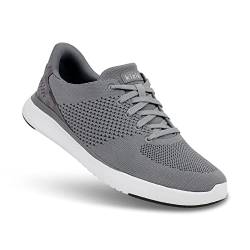 Kizik LIMA Slip-On Sneaker Casual Trendy Schuhe für Damen und Herren, GRAU, 10.5 Wide Women/9 Wide Men von Kizik