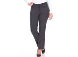 5-Pocket-Hose KJBRAND "Betty Bengaline" Gr. 50/25, K-Gr, grau (anthrazit) Damen Hosen 5-Pocket-Hose Stoffhosen von KjBRAND