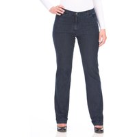 Große Größen: Jeans in Quer-Stretch-Qualität, mit Komfortbund, dark blue Denim, Gr.42-56 von KjBRAND