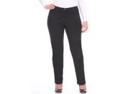 Straight-Jeans KJBRAND "Babsie" Gr. 42 (21), K-Gr, schwarz Damen Jeans Gerade von KjBRAND