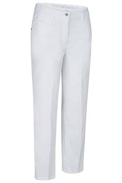 KjBRAND Damen Babsie Jeans Superstretch Hose, weiß, 40/Mehr Größe von KjBrand