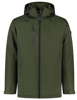 Kjelvik Jacke Herren Vikas Winterjacke Wasserdicht Winddicht abnehmbarer Kapuze, Gr.XL, grün von Kjelvik