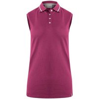 KJUS Poloshirt Kjus Women Sanna Polo Sleeveless Pink Reef von Kjus