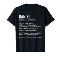 Herren DANIEL TShirt Lustig Spruch Definition Name Vorname T-Shirt von Klasse Vornamen Designs & Namen Sprüche