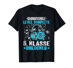 5. Klasse Schulwechsel Zocker Tschüss Grundschule Abschluss T-Shirt von Kleine Geschenke zum Schulwechsel 5. Klasse