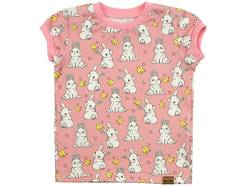 Kleine Könige Baby Kinder T Shirt Mädchen · Modell Küken Häschen Kleiner Hase rosa, Babyrosa · Ökotex 100 Zertifiziert · Größe 110/116 von Kleine Könige