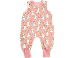 Kleine Könige Baby Strampler Mädchen Baby Body · Modell Küken Kleiner Hase rosa, rosa · Ökotex 100 zertifiziert · Größe 50/56 von Kleine Könige