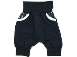 Kleine Könige Kurze Pumphose Baby Jungen Shorts Bermuda mit Taschen · Modell Uni Marine Taschen Ankertanz Marine, Marine · Ökotex 100 Zertifiziert · Größe 98/104 von Kleine Könige