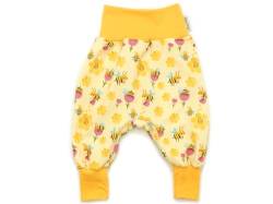 Kleine Könige Pumphose Baby Mädchen Hose · Modell Sommer Biene Honig Honey Bee, gelb · Ökotex 100 Zertifiziert · Größe 110/116 von Kleine Könige