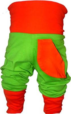 KLEINER FRATZ Baby Pumphose (Farbe Lime-orange) (Größe 92-104) von Kleiner Fratz